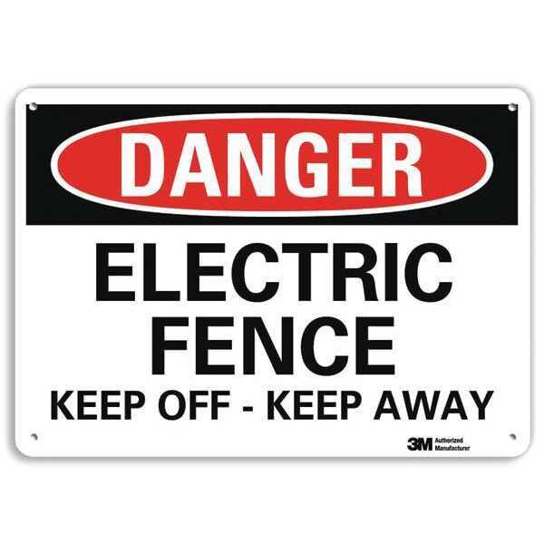 Danger Sign, 4 Hole Mount, 10in W x 7in H, U3-1394-RA_10X7