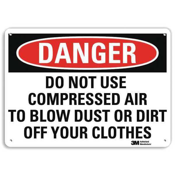 Danger Sign, 4 Hole Mount, 10in W x 7in H, U3-1373-RA_10X7