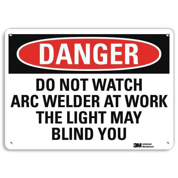 Danger Sign, 4 Hole Mount, 10in W x 7in H, U3-1378-RA_10X7