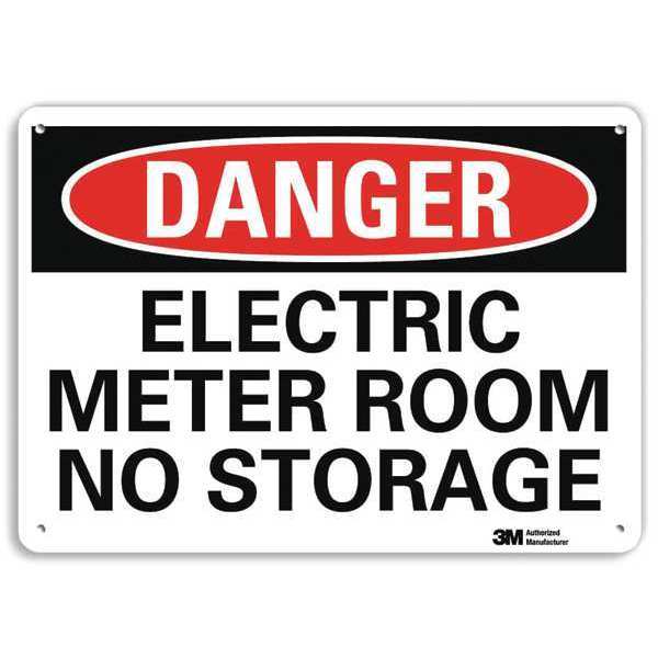 Danger Sign, 4 Hole Mount, 10in W x 7in H, U3-1399-RA_10X7