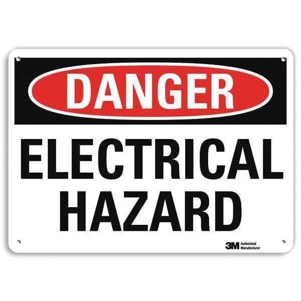 Danger Sign, 4 Hole Mount, 10in W x 7in H, U3-1405-RA_10X7