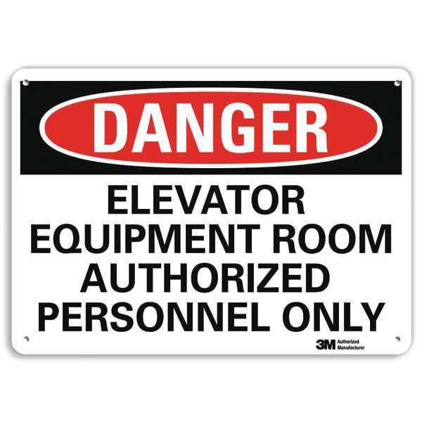 Danger Sign, 4 Hole Mount, 10in W x 7in H, U3-1416-RA_10X7