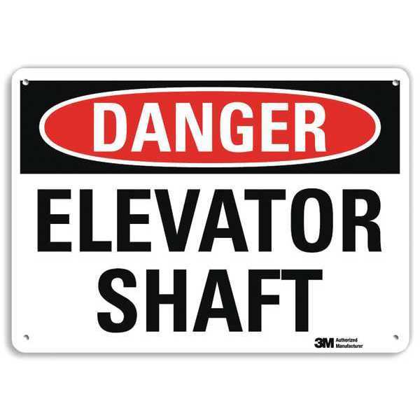 Danger Sign, 4 Hole Mount, 10in W x 7in H, U3-1418-RA_10X7