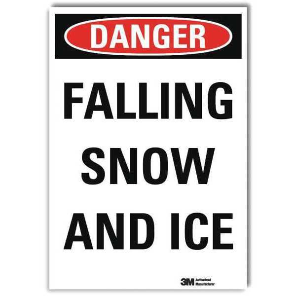 Danger Sign, 7 in Height, 5 in Width, Non-PVC Polymer, Vertical Rectangle, English