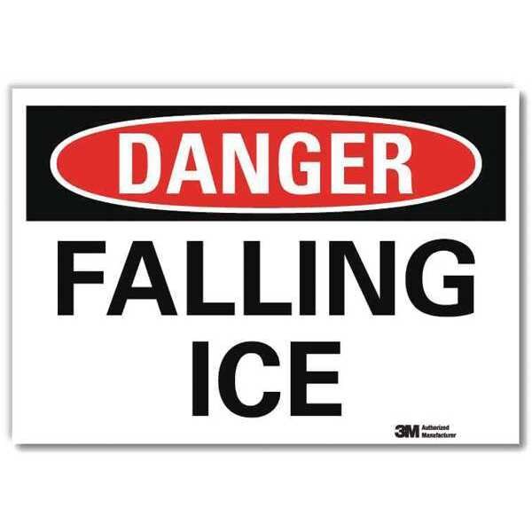 Danger Sign, 7 in H, 10 in W, Non-PVC Polymer, Vertical Rectangle, English, U3-1464-RD_10X7
