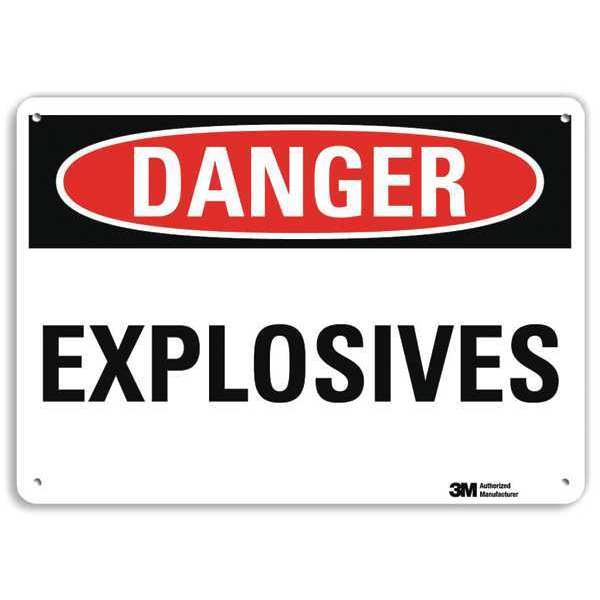 Danger Sign, 4 Hole Mount, 10in W x 7in H, U3-1436-RA_10X7