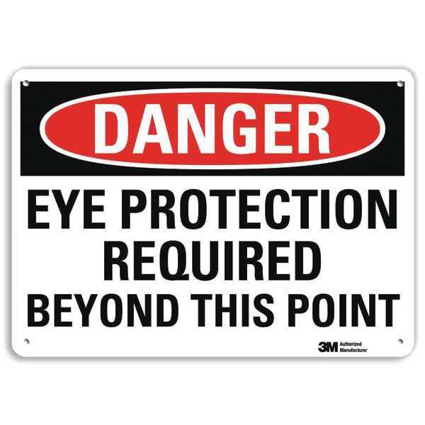 Danger Sign, 4 Hole Mount, 10in W x 7in H, U3-1449-RA_10X7