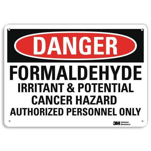 Danger Sign, 4 Hole Mount, 10in W x 7in H, U3-1517-RA_10X7