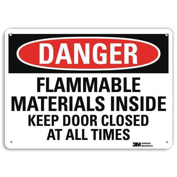 Danger Sign, 4 Hole Mount, 10in W x 7in H, U3-1499-RA_10X7