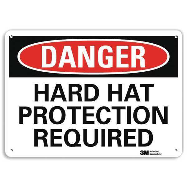 Danger Sign, 4 Hole Mount, 10in W x 7in H, U3-1554-RA_10X7