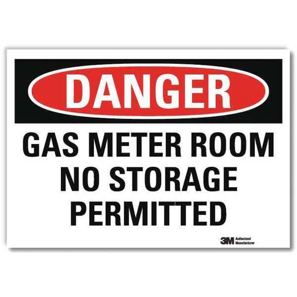 Danger Sign, 7 in H, 10 in W, Reflective Sheeting, Vertical Rectangle, English, U3-1530-RD_10X7