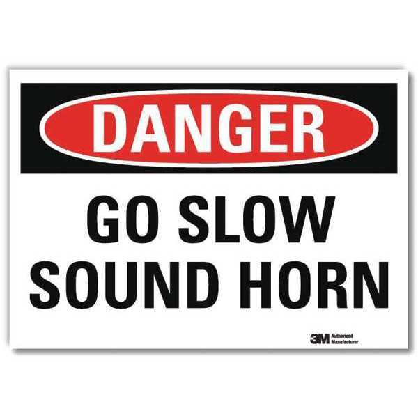 Reflective  Lift Truck Label, 5 in Height, 7 in Width, Non-PVC Polymer, Horizontal Rectangle