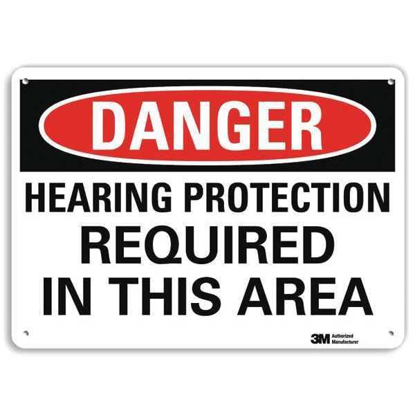 Danger Sign, 4 Hole Mount, 10in W x 7in H, U3-1589-RA_10X7
