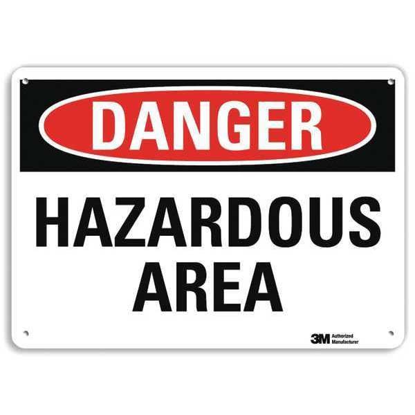 Danger Sign, 4 Hole Mount, 10in W x 7in H, U3-1563-RA_10X7