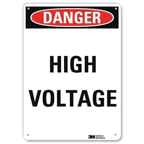 Danger Sign, 4 Hole Mount, 7in W x 10in H, U3-1602-RA_7X10