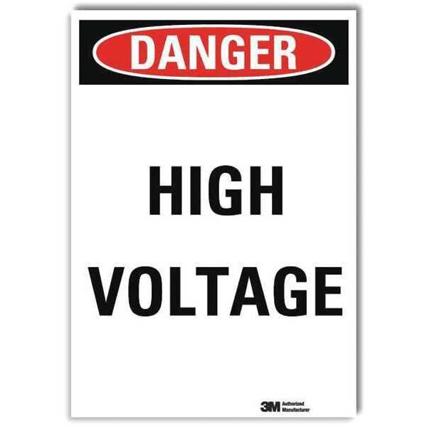 Danger Sign, Self-Adhesv Mount, 7inWx10inH, U3-1602-RD_7X10