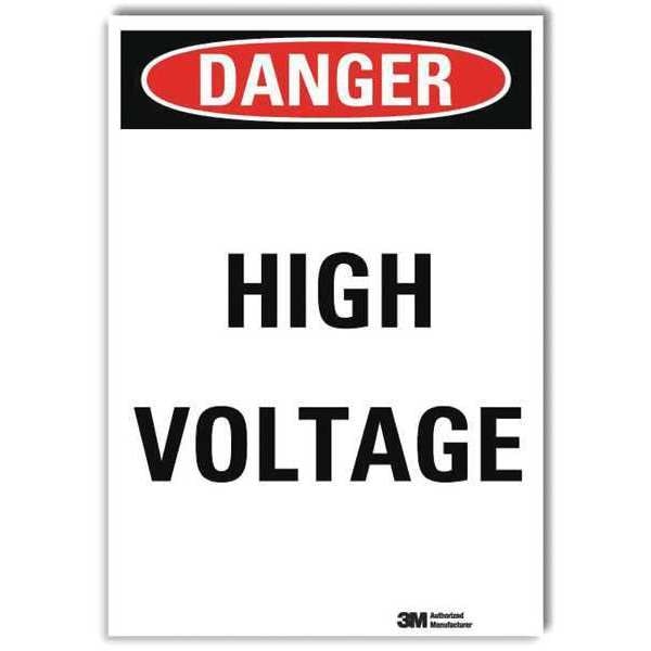 Danger Sign, Self-Adhesv Mount, 5inWx7inH, U3-1602-RD_5X7
