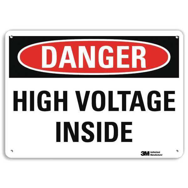 Danger Sign, 4 Hole Mount, 10in W x 7in H, U3-1617-RA_10X7