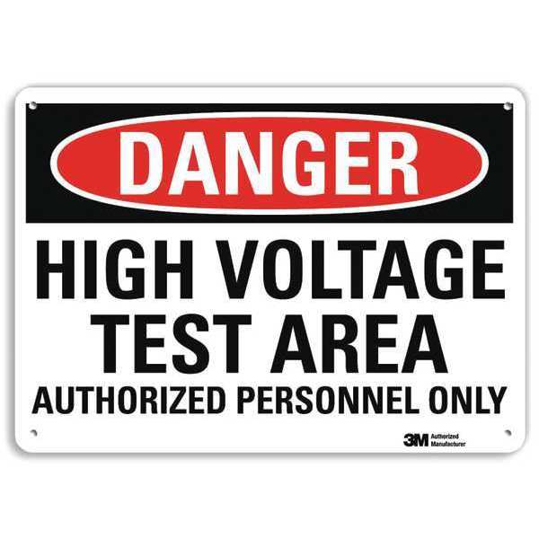 Danger Sign, 4 Hole Mount, 10in W x 7in H, U3-1632-RA_10X7