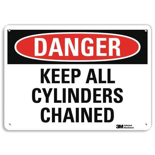 Danger Sign, 4 Hole Mount, 10in W x 7in H, U3-1680-RA_10X7