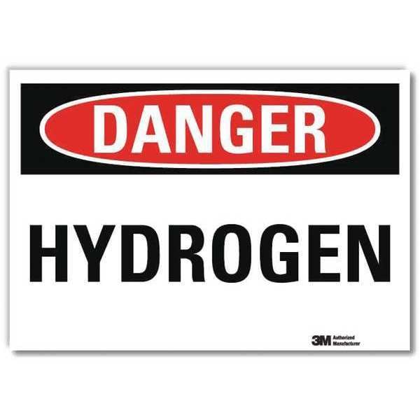 Danger Sign, 5 in H, 7 in W, Horizontal Rectangle, English, U3-1666-RD_7X5
