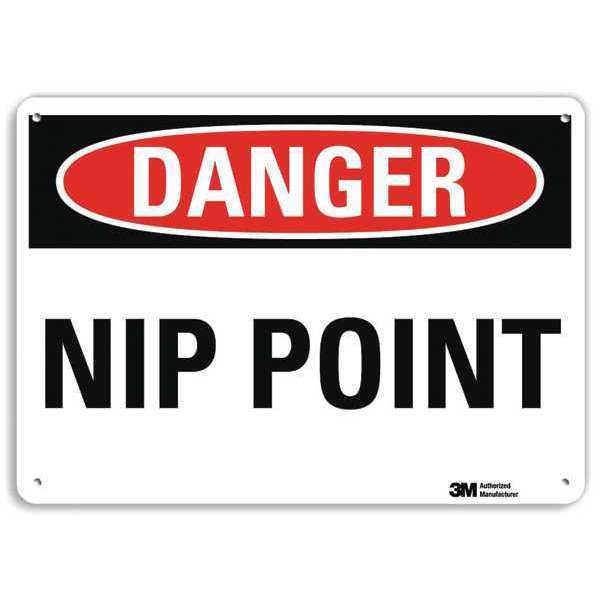 Danger Sign, 4 Hole Mount, 10in W x 7in H, U3-1809-RA_10X7