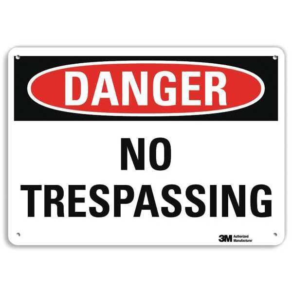 Danger Sign, 4 Hole Mount, 10in W x 7in H, U3-1870-RA_10X7