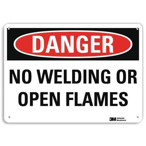 Danger Sign, 4 Hole Mount, 10in W x 7in H, U3-1874-RA_10X7