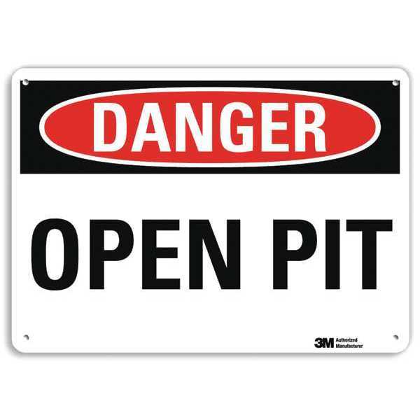Danger Sign, 4 Hole Mount, 10in W x 7in H, U3-1883-RA_10X7