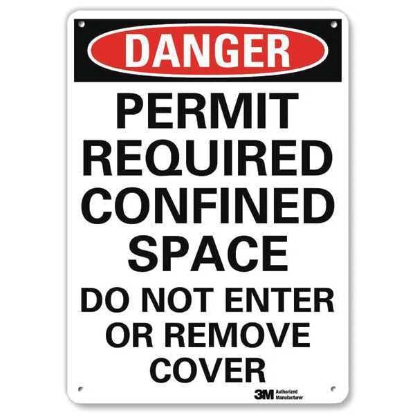 Danger Sign, 4 Hole Mount, 7in W x 10in H, U3-1905-RA_7X10