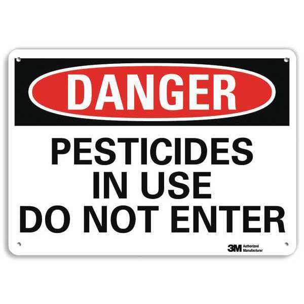 Danger Sign, 4 Hole Mount, 10in W x 7in H, U3-1915-RA_10X7