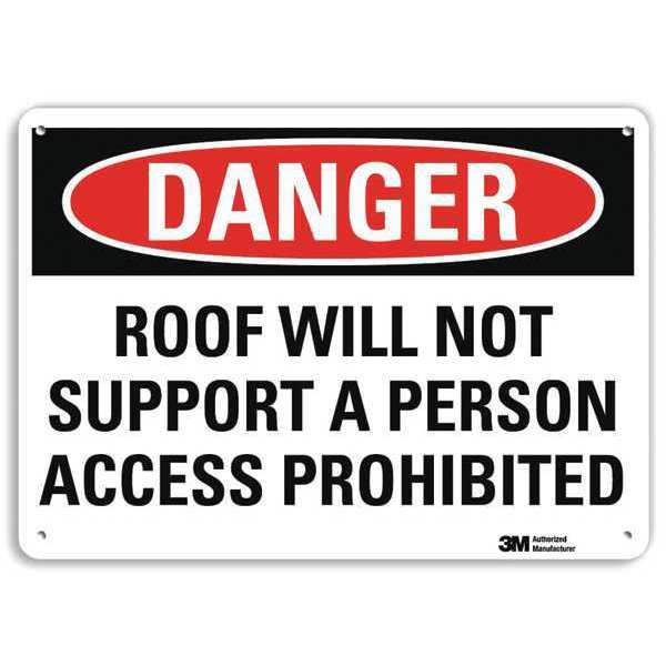 Danger Sign, 4 Hole Mount, 10in W x 7in H, U3-1961-RA_10X7