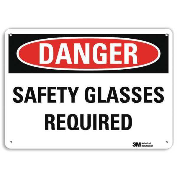 Danger Sign, 4 Hole Mount, 10in W x 7in H, U3-1967-RA_10X7