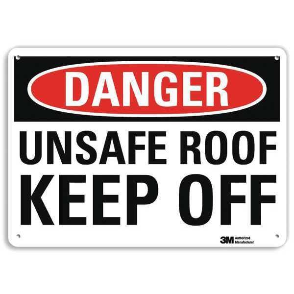 Danger Sign, 4 Hole Mount, 10in W x 7in H, U3-2033-RA_10X7