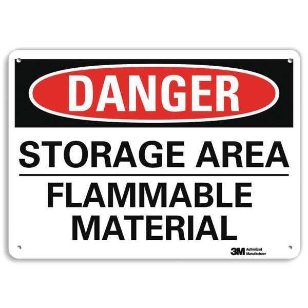 Danger Sign, 4 Hole Mount, 10in W x 7in H, U3-1996-RA_10X7