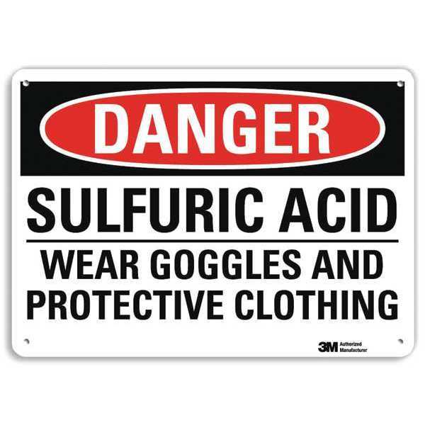 Danger Sign, 4 Hole Mount, 10in W x 7in H, U3-1998-RA_10X7