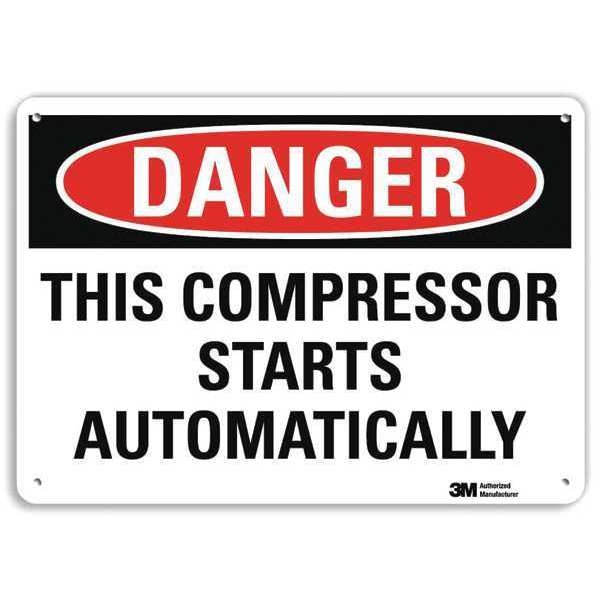 Danger Sign, 4 Hole Mount, 10in W x 7in H, U3-2004-RA_10X7