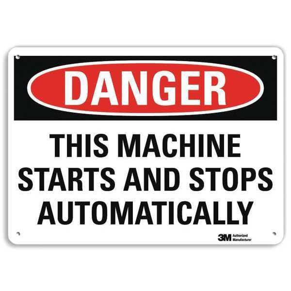 Danger Sign, 4 Hole Mount, 10in W x 7in H, U3-2013-RA_10X7