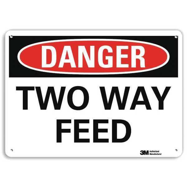 Danger Sign, 4 Hole Mount, 10in W x 7in H, U3-2024-RA_10X7