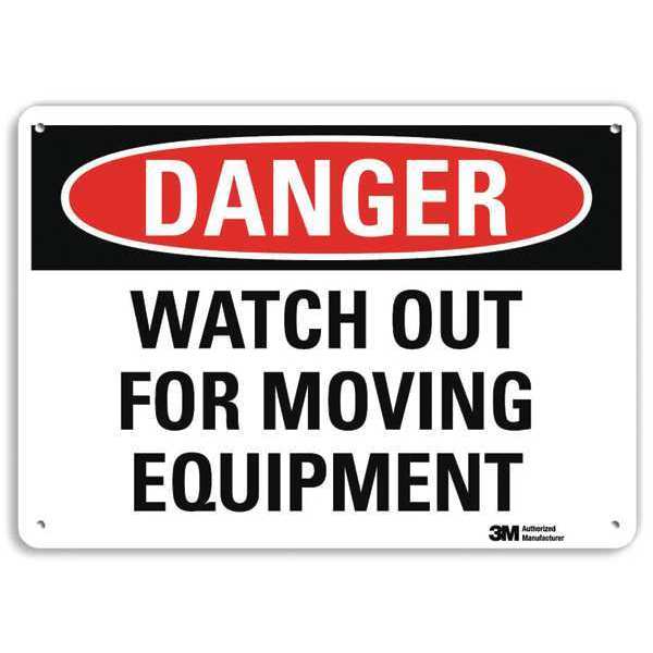 Danger Sign, 4 Hole Mount, 10in W x 7in H, U3-2045-RA_10X7
