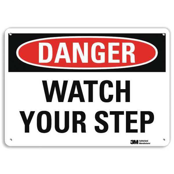 Danger Sign, 4 Hole Mount, 10in W x 7in H, U3-2048-RA_10X7