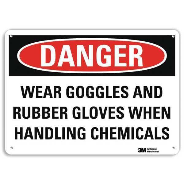 Danger Sign, 4 Hole Mount, 10in W x 7in H, U3-2057-RA_10X7