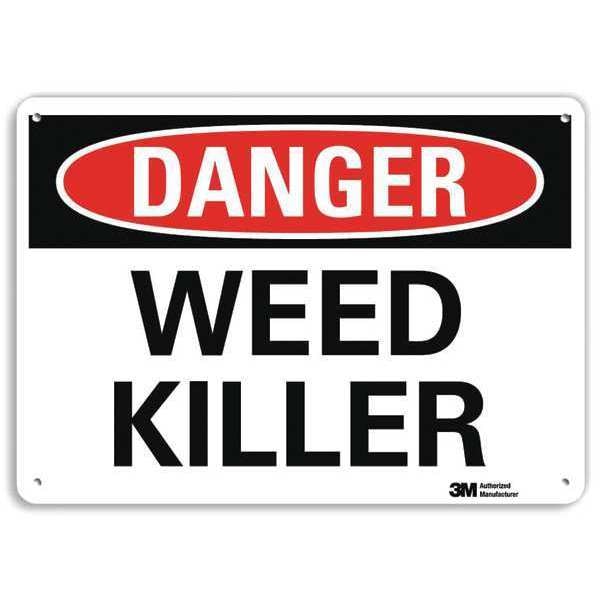 Danger Sign, 4 Hole Mount, 10in W x 7in H, U3-2071-RA_10X7