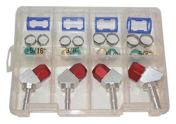 A/C Line 45 deg. Repair Kit, SAE, 28 pcs.