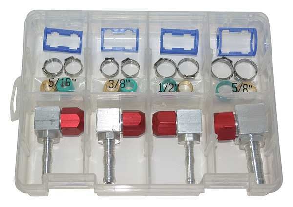 A/C Line 90 deg. Repair Kit, SAE, 28 pcs.