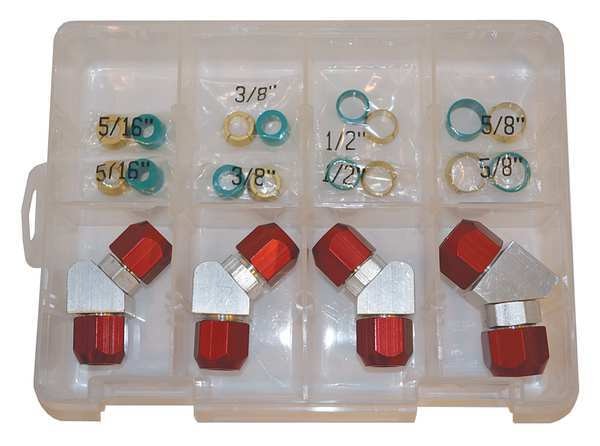 Line Splice 45 deg. Pack, SAE, 28 pcs.