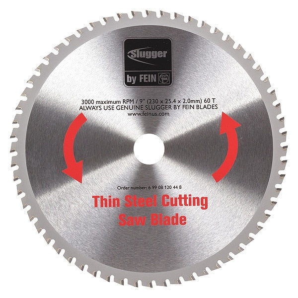 Circular Saw Blade, Carbide, 9 in. dia.