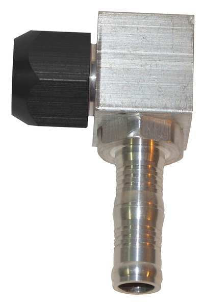 Connector 90 deg, 3/4 in Tube to #12 Hose