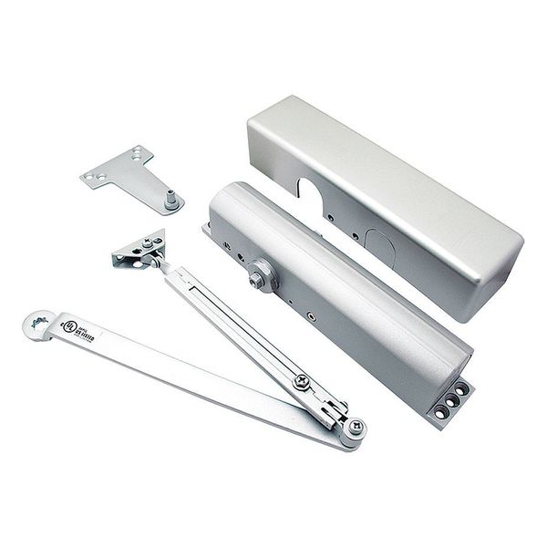 Manual Hydraulic TownSteel Overhead Closers Door Closer Heavy Duty Interior and Exterior, Aluminum