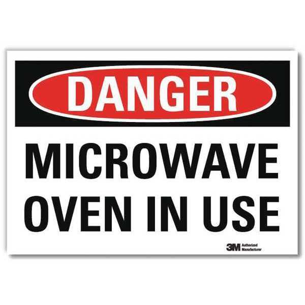Danger Sign, 10 in H, 14 in W, Reflective Sheeting, Horizontal Rectangle, U3-1799-RD_14X10